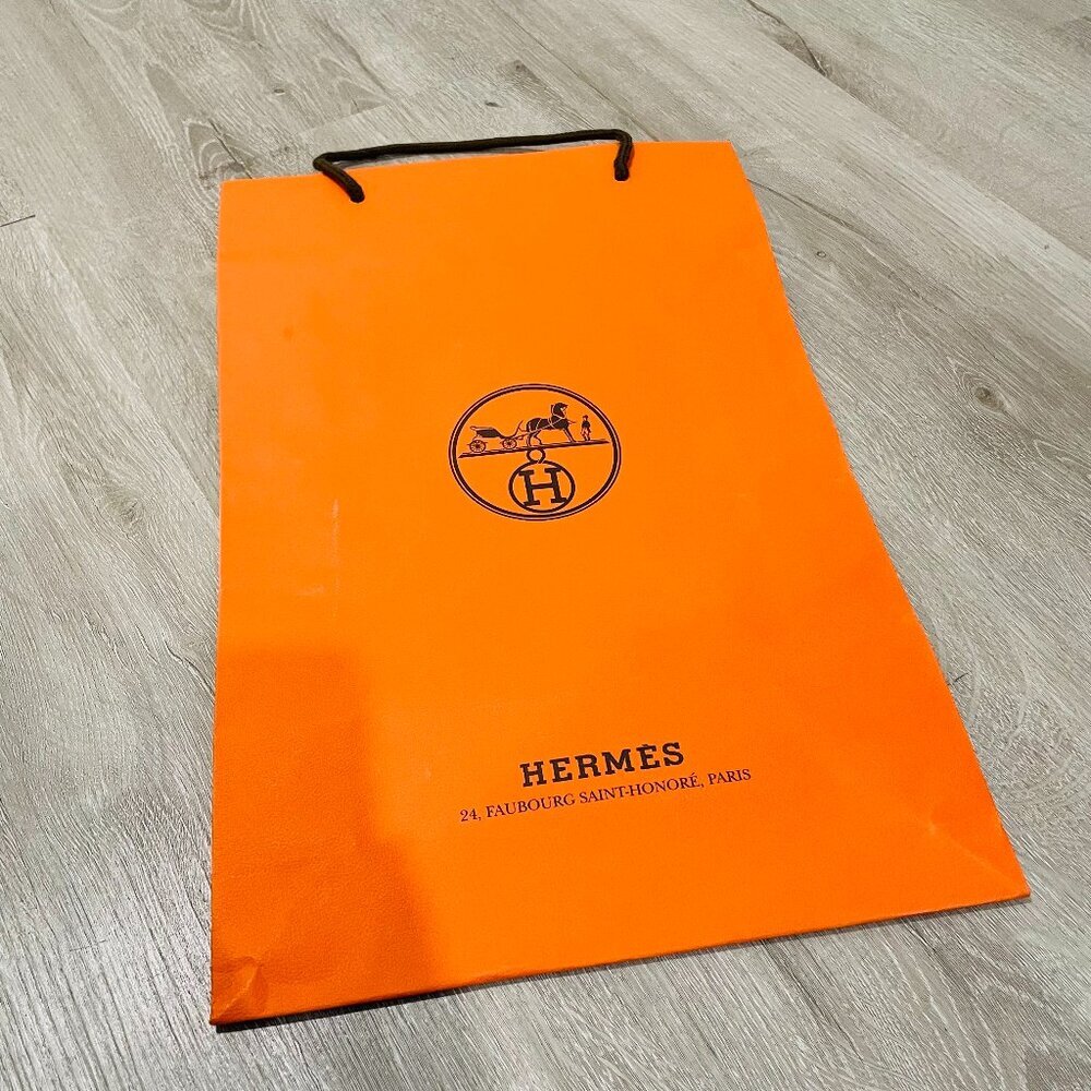 Hermes Orange Gift Bag